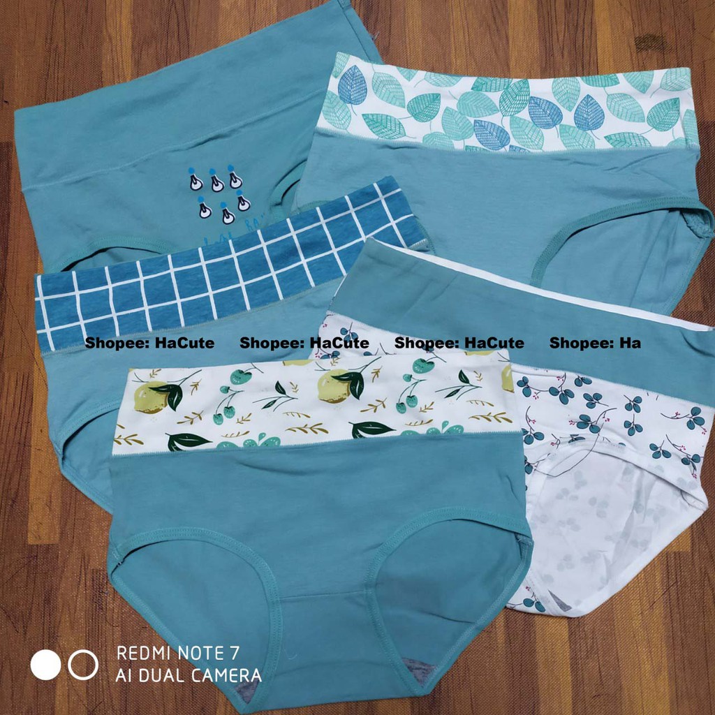 Quần lót gen bụng cạp cao thoáng mát, quần lót cotton họa tiết dễ thương | BigBuy360 - bigbuy360.vn