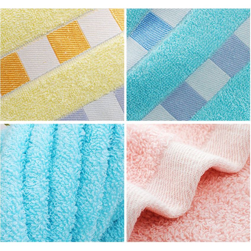 Khăn tắm, khăn mặt 100% cotton siêu mềm mịn 34x74cm
