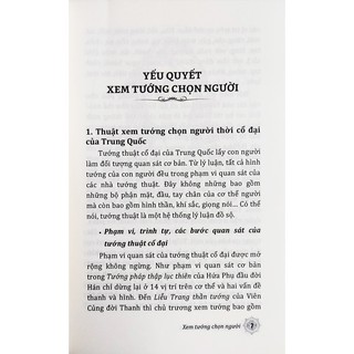 Sách - Xem Tướng Chọn Người (Tái Bản 2021)