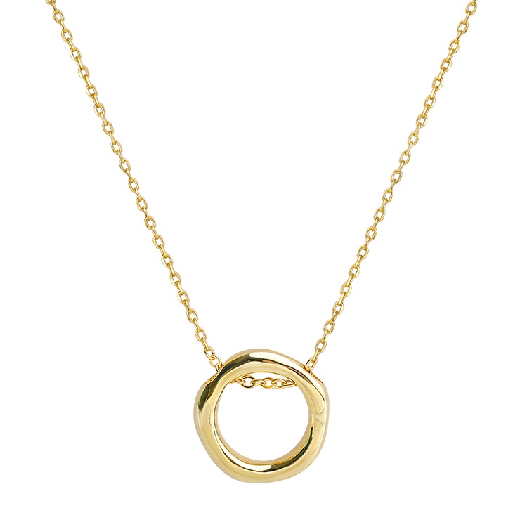 Dây Chuyền Mặt Nhẫn Đơn Giản Phong Cách Hàn Quốc Cho Nữ