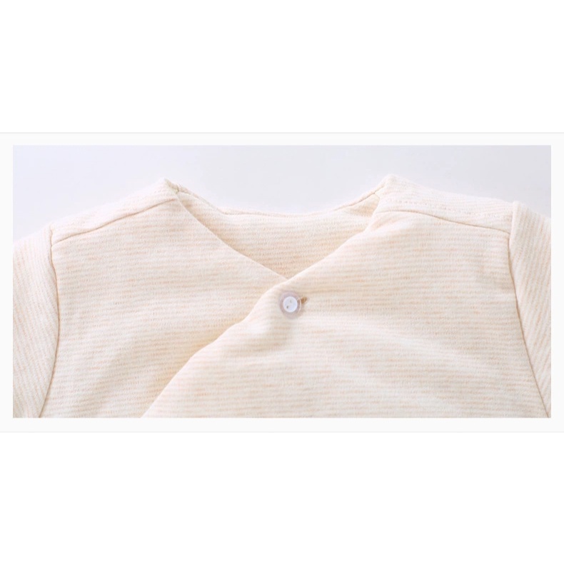 Bộ dài tay cotton trần bông cho bé sơ sinh 3-9kg, hàng đẹp xuất Hàn - BO36