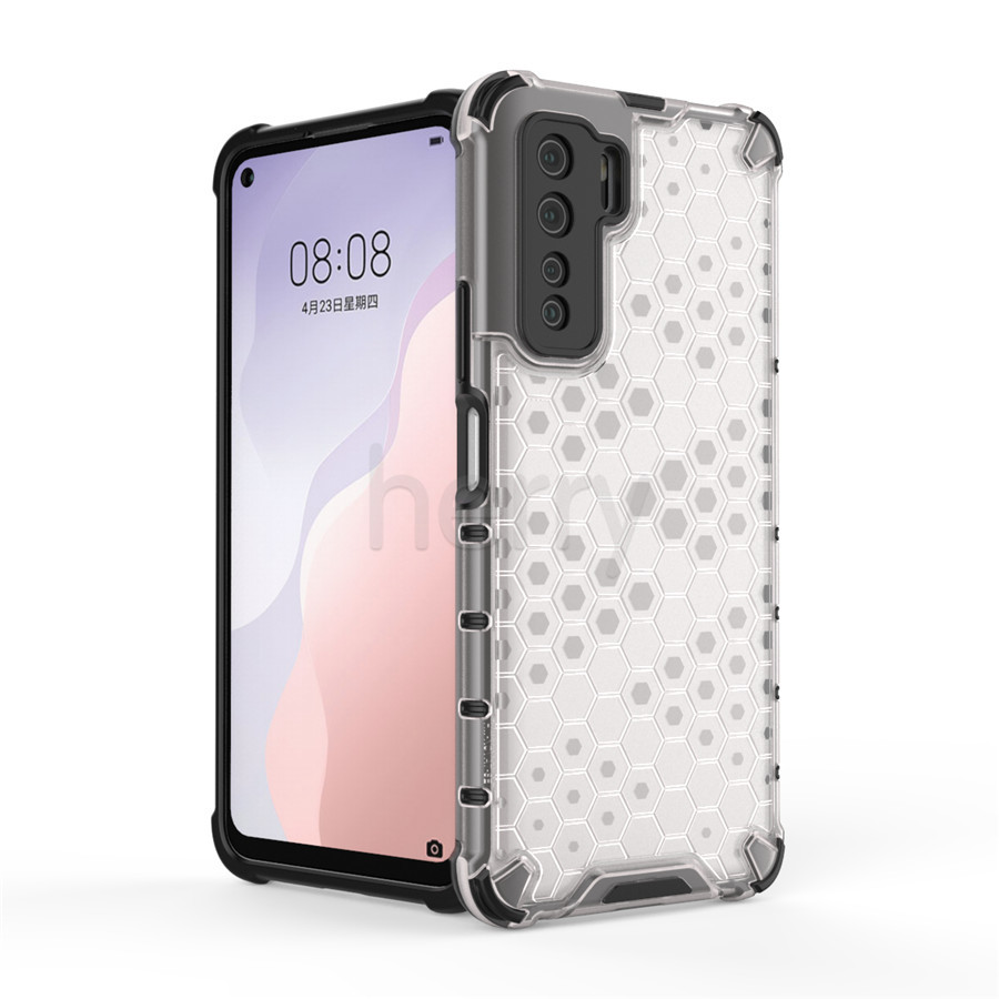 Ốp lưng tổ ong Siêu Chống Sock vỏ điện thoại Cho Huawei Nova 5T 7 Se 7i Y7P Y6P Y5P Y9 Prime Y7 Y9 2019 Chống vết dầu Chống Vân Tay  Chống Trầy