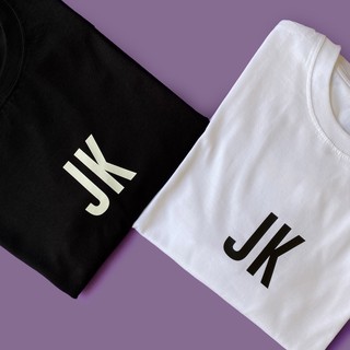 Áo Thun In Hình Jungkook BTS Bitiesty Phối Màu Trắng Đen Cá Tính