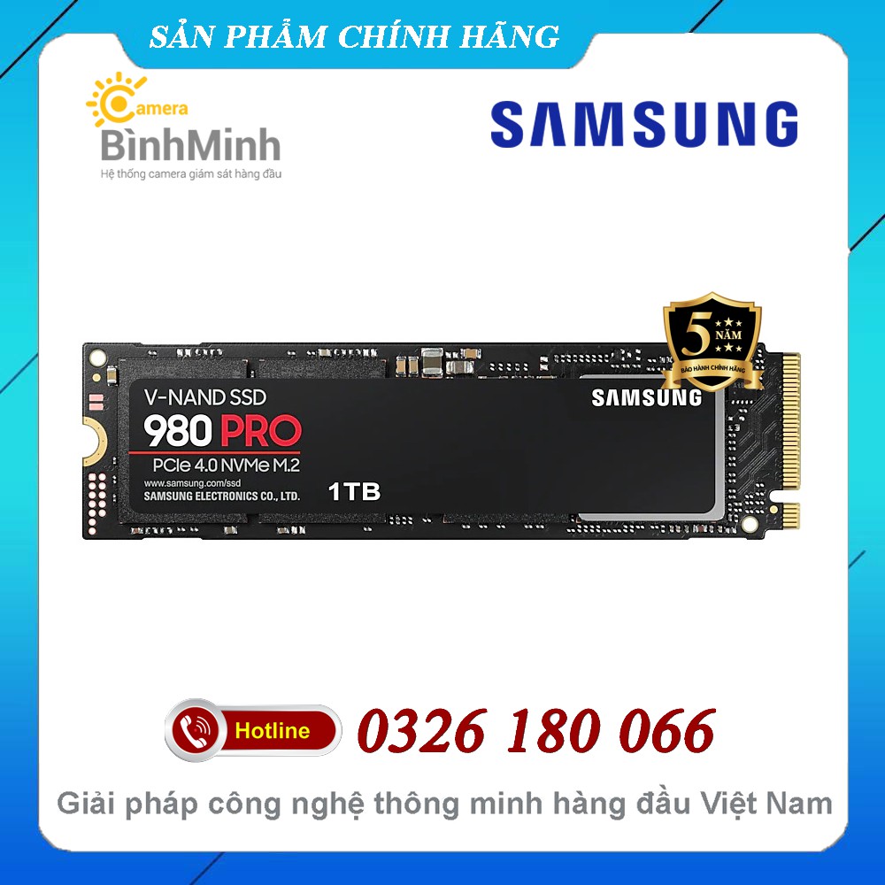 Ổ cứng SSD M2 PCIe 2280 Samsung 980 Pro - 500GB/1TB/2TB