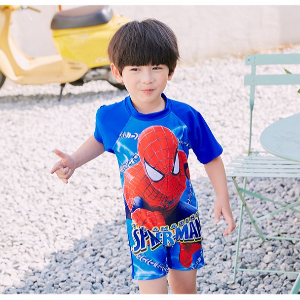 Đồ bơi hình siêu nhân bé trai size 25-40kg