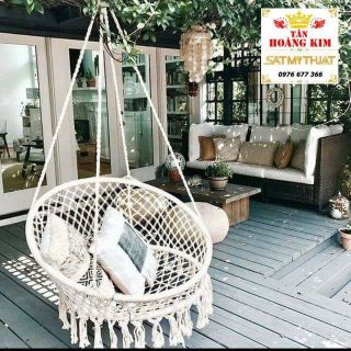 ghế treo ghế võng thư giãn macrame ghế đu