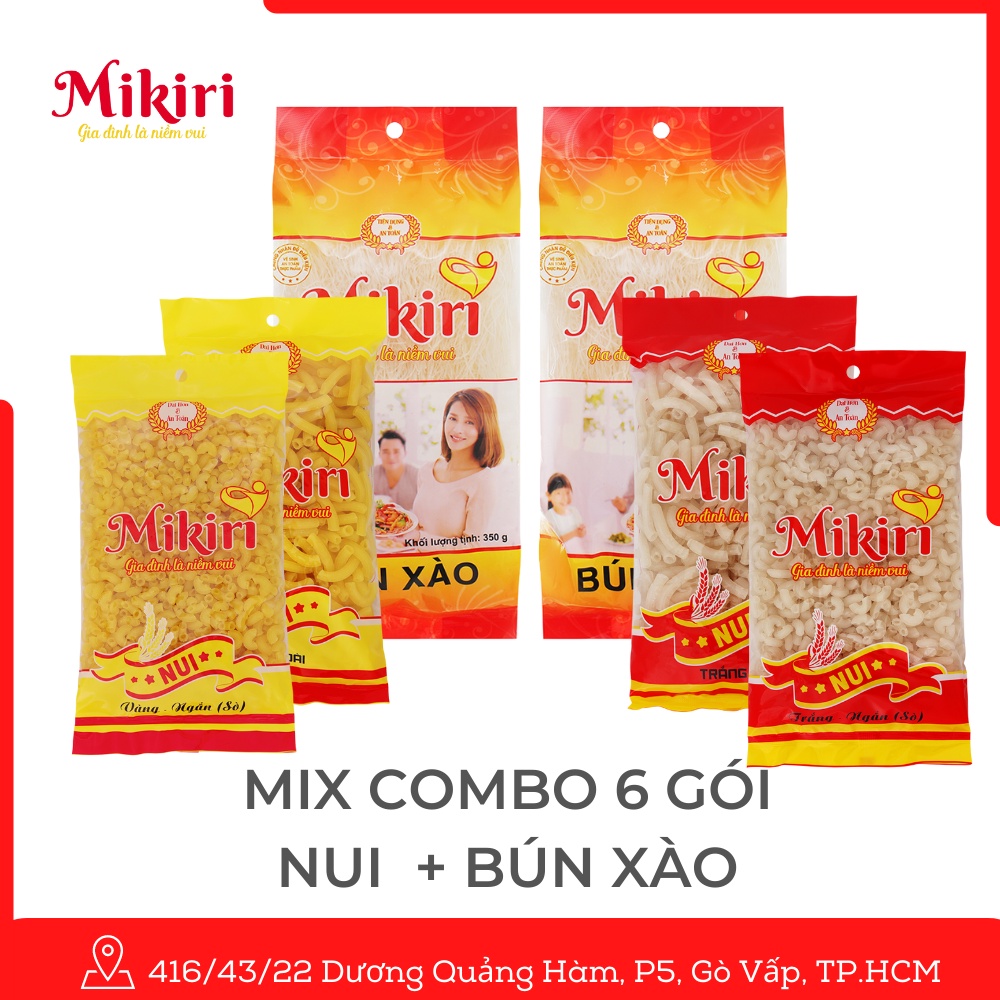 Combo 6 Nui - Bún xào Mikiri