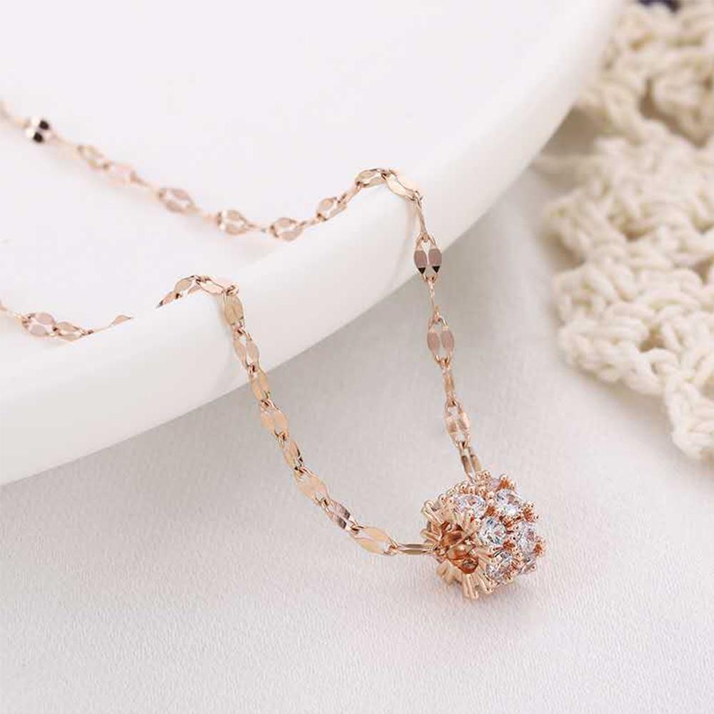 Vòng cổ Mặt Tròn Phong Cách Hàn Quốc Thời Trang