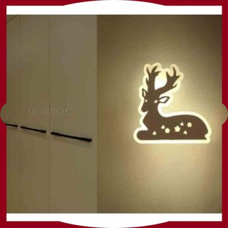 Đèn gắn tường ⚜️freeship⚜️ đèn treo tường hình con hươu b040