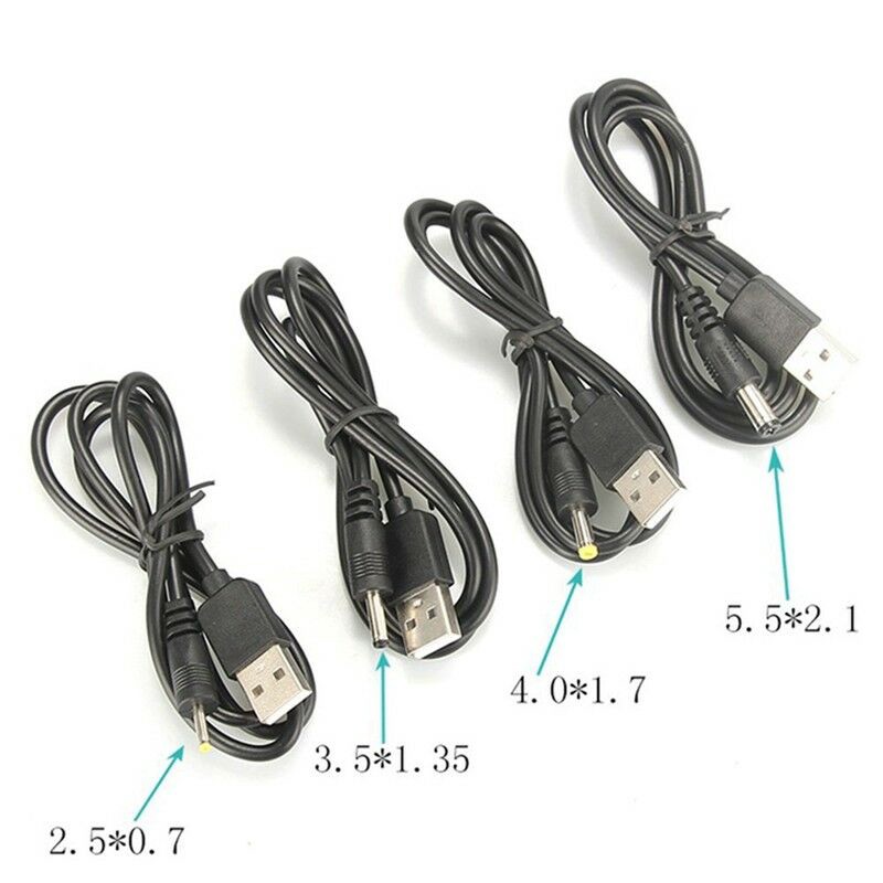 Cáp chuyển USB sang 2.5mm-5.5mm DC 5V - Màu Đen | BigBuy360 - bigbuy360.vn