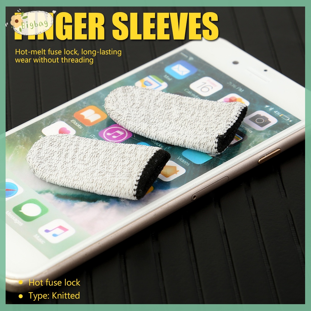 1 Cặp Bọc Ngón Tay Chơi Game Thoáng Khí Chống Mồ Hôi | BigBuy360 - bigbuy360.vn