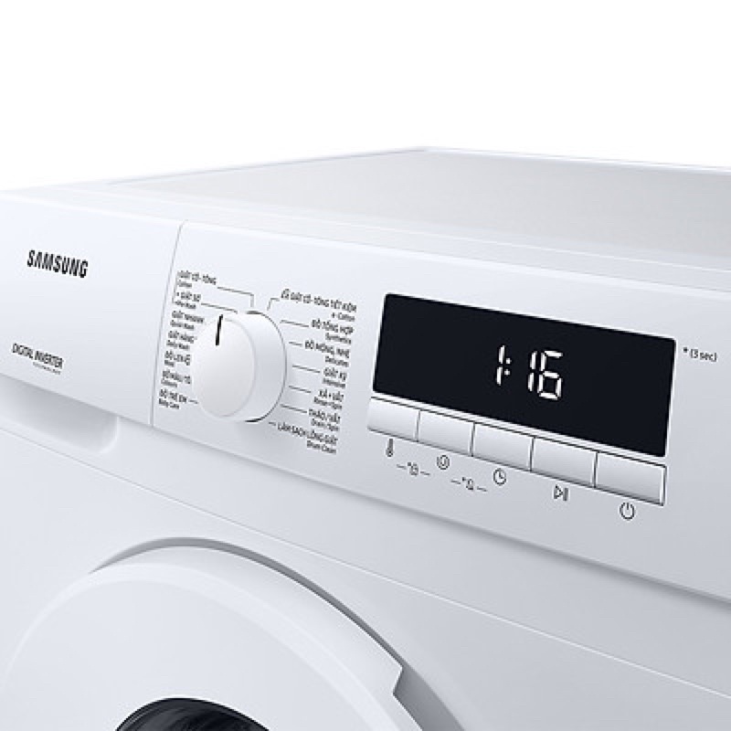 [Mã ELHA22 giảm 5% đơn 300K] [Mã 252ELSALE hoàn 7% đơn 300K] Máy giặt Samsung Inverter 8 kg WW80T3020WW - Chỉ giao HCM