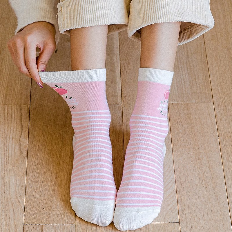 Vớ Cổ Cao Màu Hồng Nhiều Mẫu