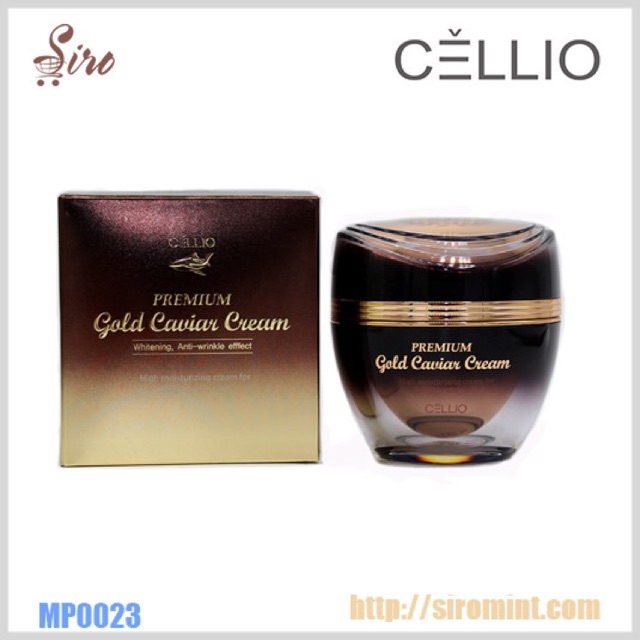 Kem Dưỡng Da Cellio Gold Caviar Cream Hàn Quốc