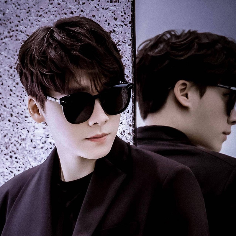 Kính thời trang nữ dáng mắt tròn thanh lịch phong cách Hàn quốc