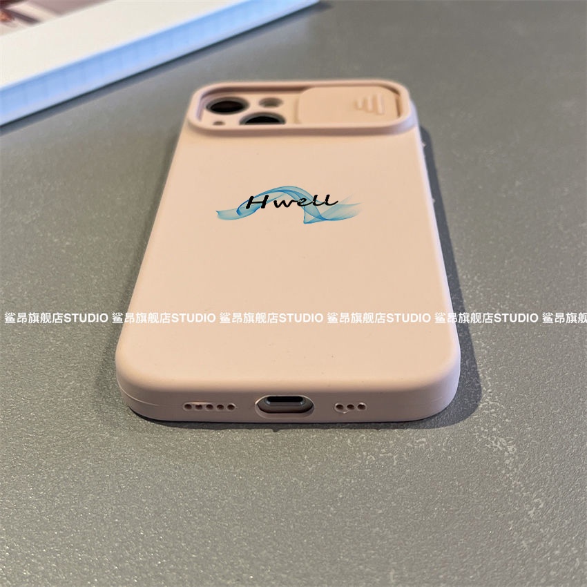 Ốp Điện Thoại Có Cửa Sổ Dạng Lỏng Chống Rơi Cho Iphone14 12 / 11 X / 13