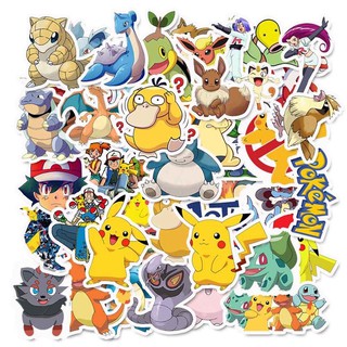 Set 50 miếng dán sticker Pika Pikachuu