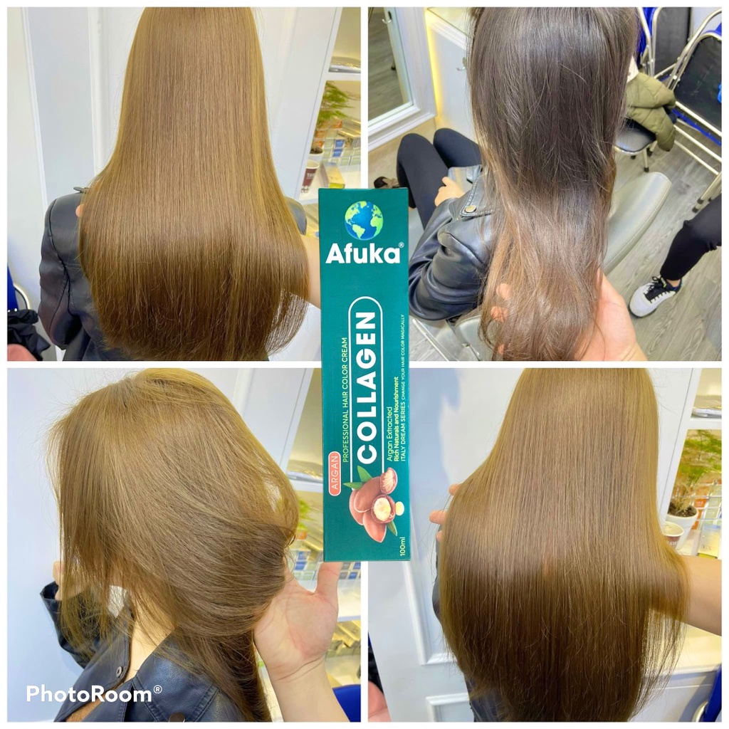 Thuốc nhuộm tóc màu Vàng rêu của hãng AFUKA TN16