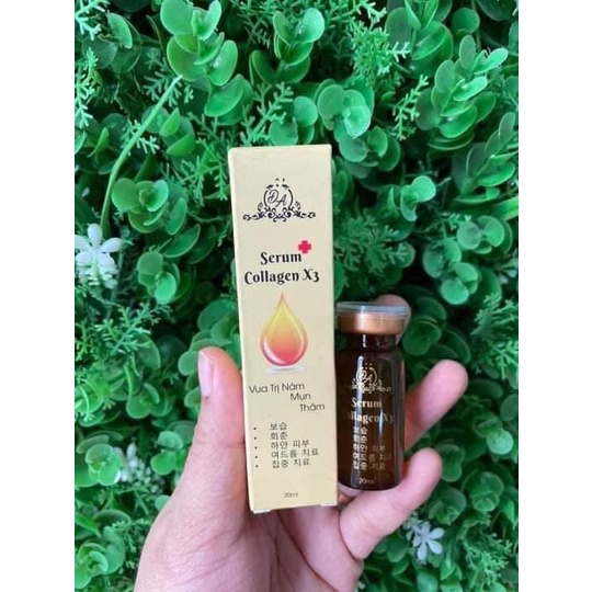 Combo Kem Face Và Serum Dưỡng Collagen X3 Có Team Cào Điện Tử