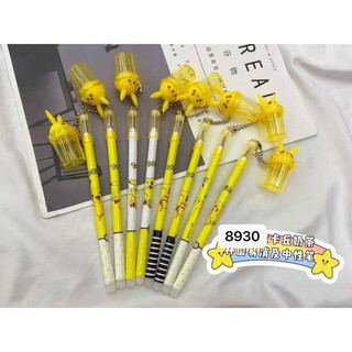Bút dây pikachu mực xanh tím bôi được