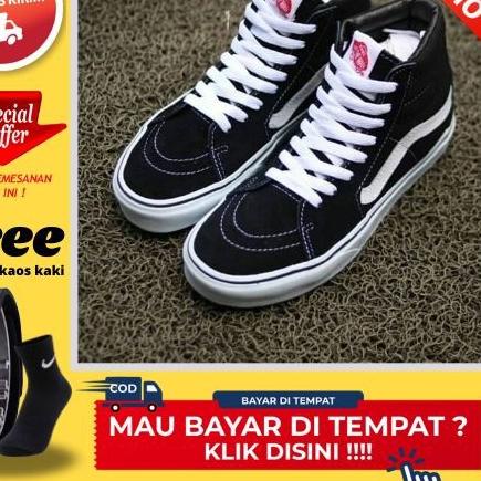 Mới! Giày VANS SK8 Họa Tiết DT VANS Cổ Cao Thời Trang Trẻ Trung Cho Nam Nữ