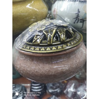 Lư Đốt Trầm Hương Men Rạn