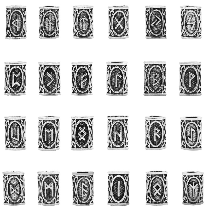 Bộ 106 Vòng Bện Tóc / Râu Tự Làm Trang Sức Thời Trang Cho Nam