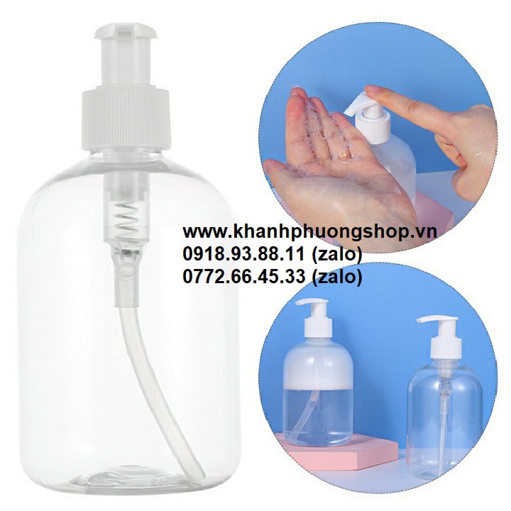 Chai nhựa có vòi nhấn - chai nhựa có vòi xịt