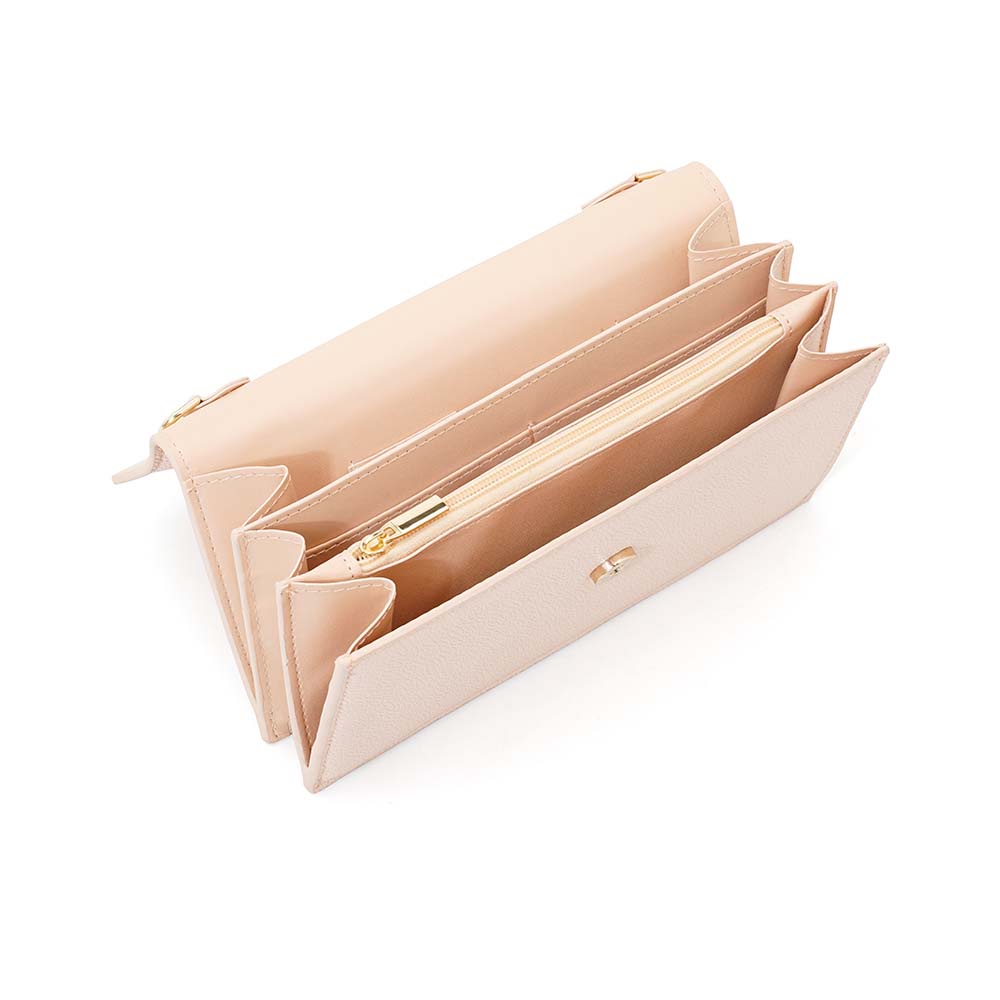 Ví JUNO Khoá Trang Trí Cùng Màu VI136