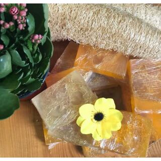 Xà bông xơ mướp cám gạo sả chanh