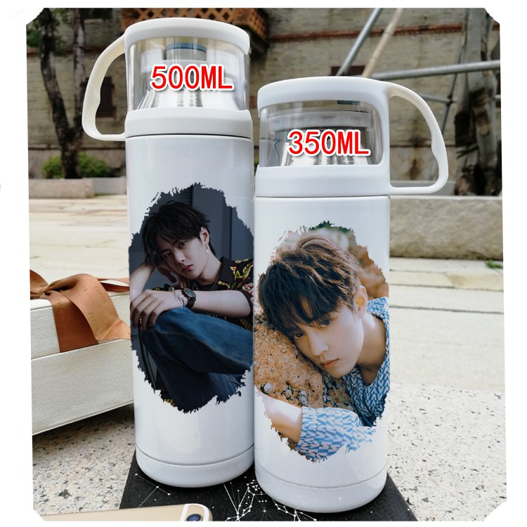 BÌNH NƯỚC VƯƠNG NHẤT BÁC, TIÊU CHIẾN TRẦN TÌNH LỆNH - BÌNH GIỮ NHIỆT IN HÌNH BJYX BÁC QUÂN NHẤT TIÊU