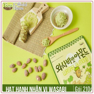 Hạnh nhân tẩm Wasabi Tom's Farm - Gói 210g
