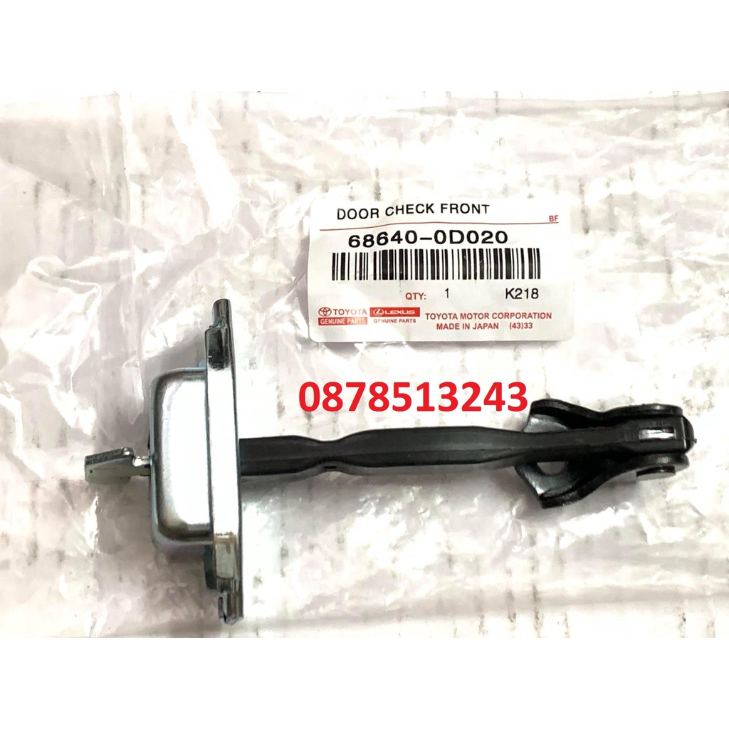 Hạn chế cửa ,thanh hãm cửa,dẫn hướng cửa Toyota Vios , Altis, Innova 2006 - 2015
