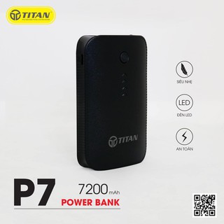 Sạc dự phòng TITAN P7 7200mAh