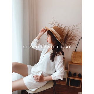 Mũ cói panama thanh lịch trẻ trung - Phụ kiện thời trang STRANGERR