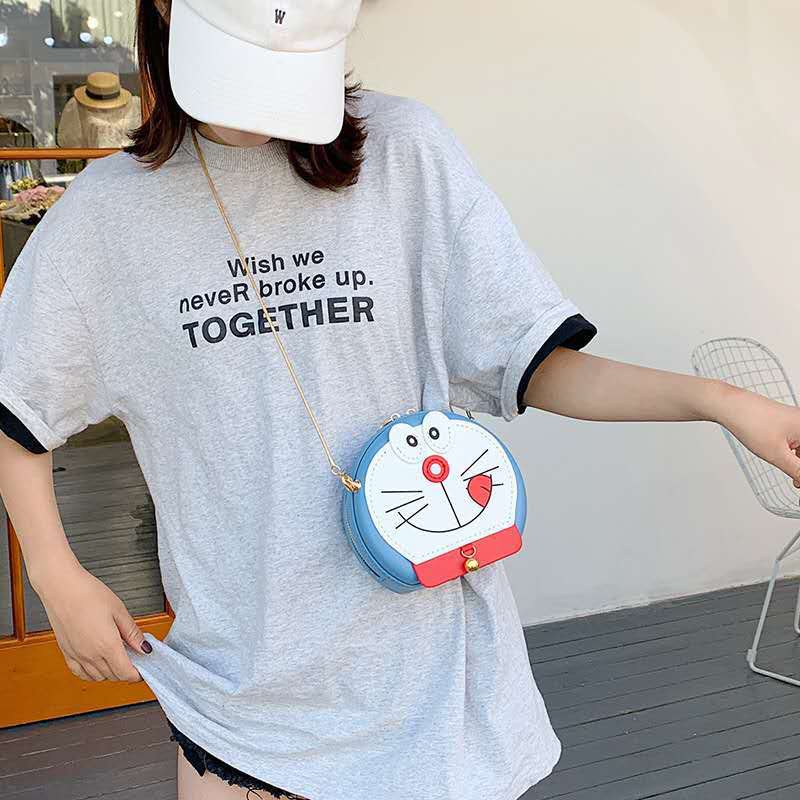 Nguyên Liệu DIY Làm Túi Handmade ❤️ Túi Đeo Chéo Hình Doraemon Dễ Thương