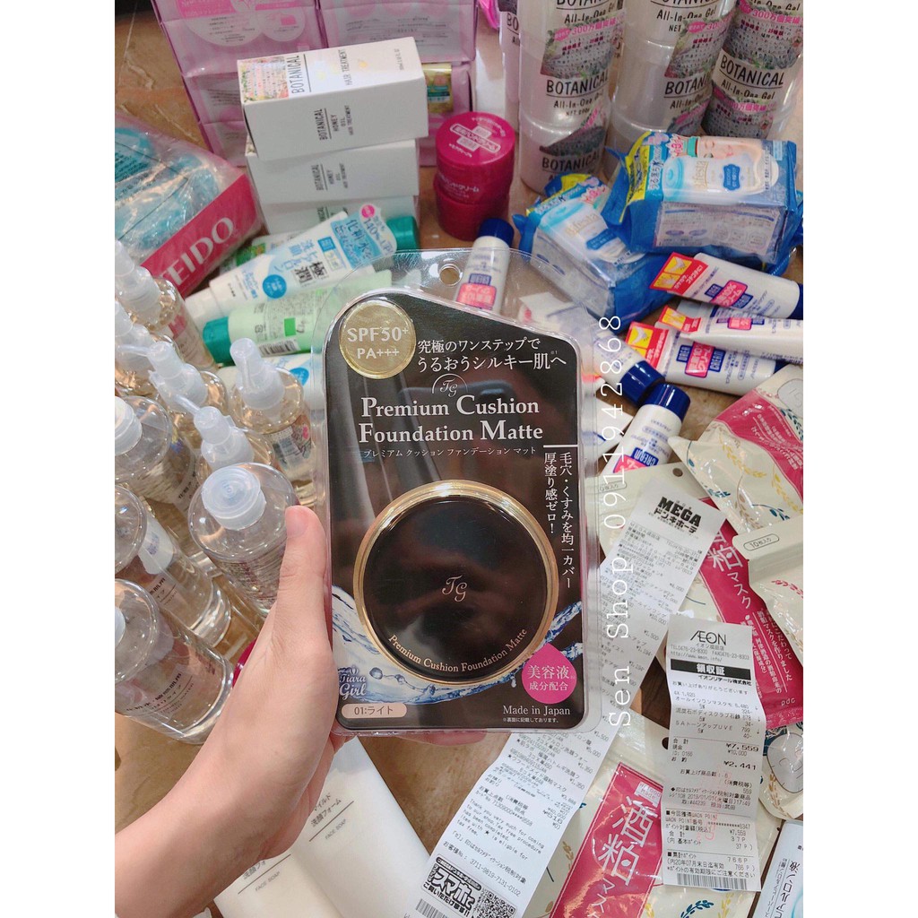 PHẤN NƯỚC PREMIUM CUSHION FOUNDATION MATTE TIARA GIRL SPF 50+ PA+++ (KIỀM DẦU)