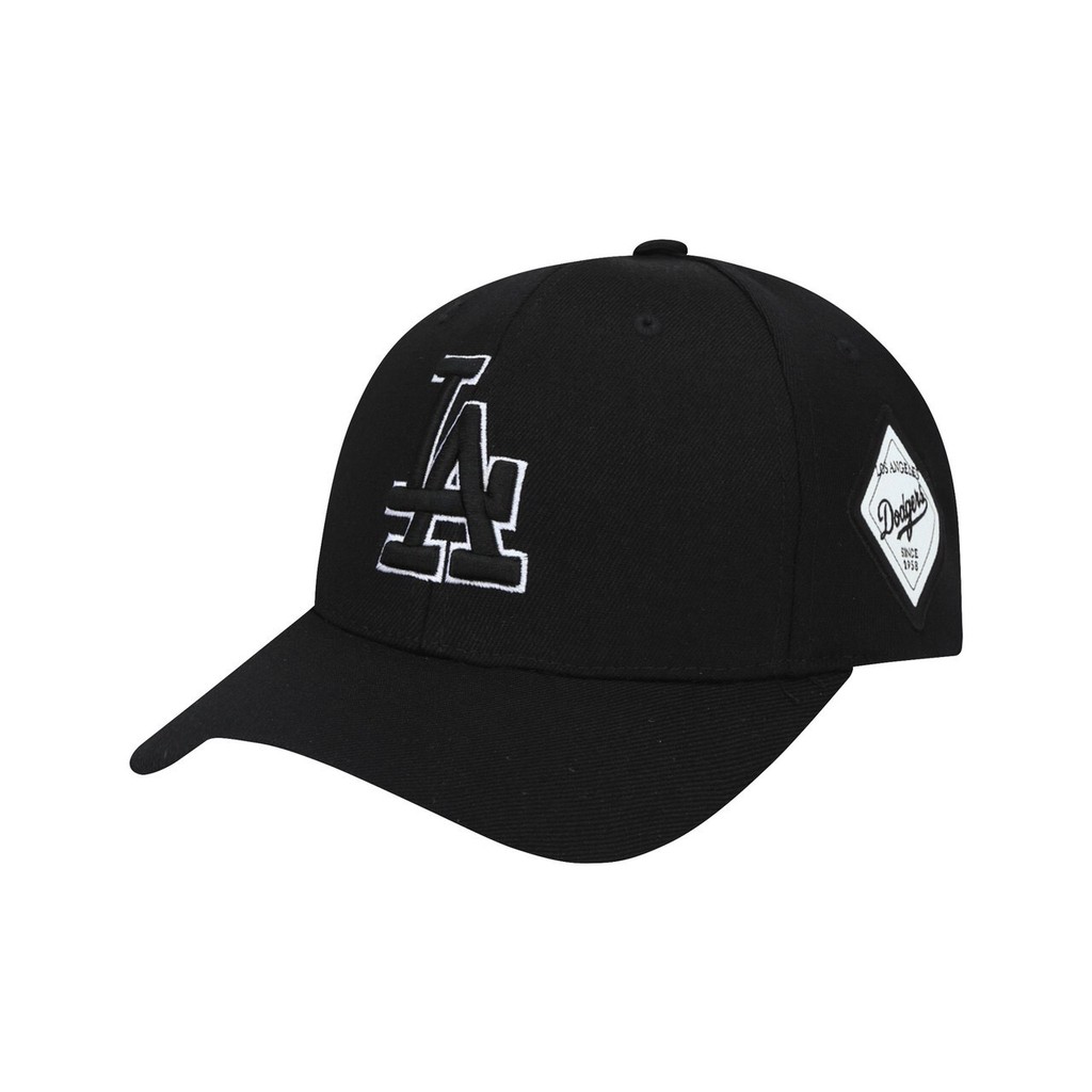 Mũ/Nón Lưỡi Trai MLB LA Dodgers Baseball Cap Màu Đen/Xanh N25