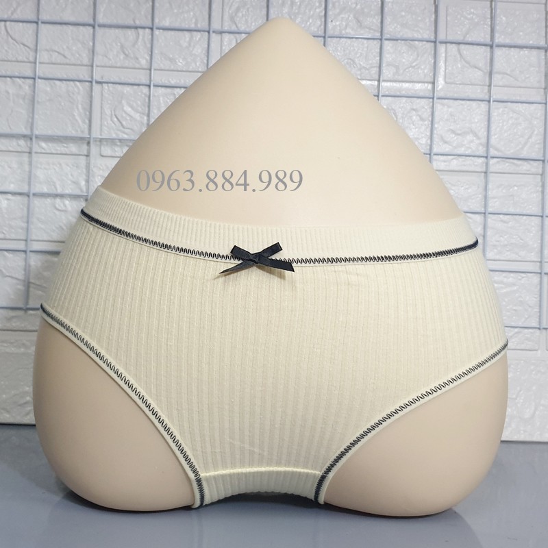 Quần lót nữ QN.01 chất cotton phối nơ, nhiều màu đẹp cho chị em - Ảnh shop chụp