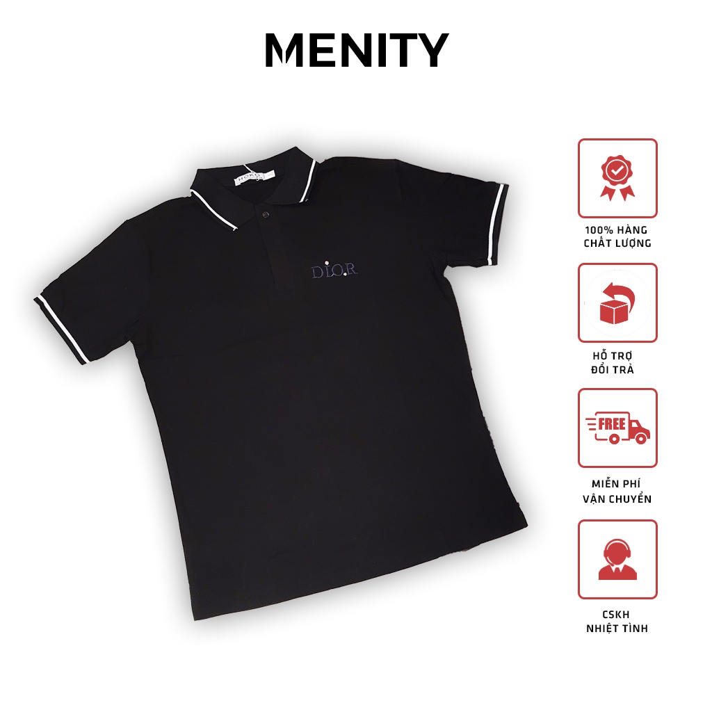 Áo polo nam nữ, áo phông có cổ vải cotton nam nữ couple, mặc mát, thoải mái, trẻ trung, phong cách lịch sự MENITY
