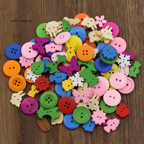 Bộ 100 khuy cài áo 2 lỗ 4 lỗ thiết kế độc đáo