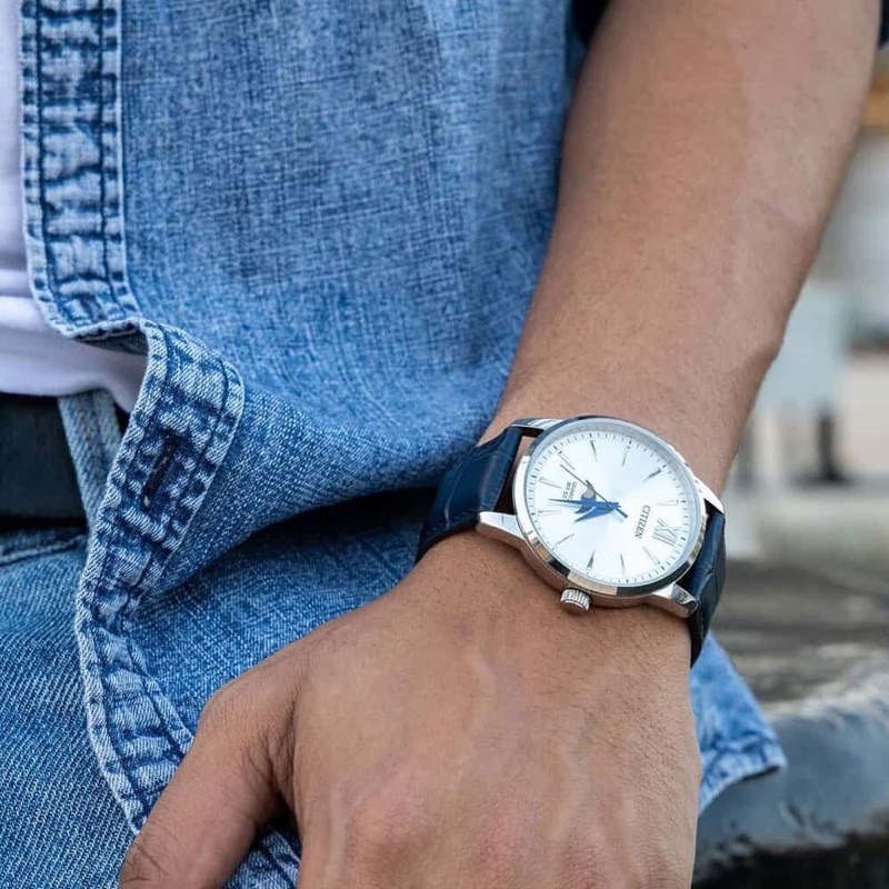 Đồng hồ nam dây da Citizen AK5000 03A