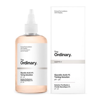 [Sẵn - Có Bill] Toner tẩy da chết 240ml Glycolic Acid 7% Toning Solution The Ordinary