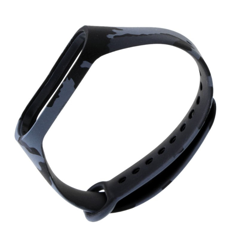 Dây Đeo Silicon Họa Tiết Rằn Ri Cho Đồng Hồ Thông Minh for Xiaomi Mi Band 3