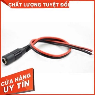 Jack nguồn 5.5x2.1mm jack dc có dây, dây nguồn dc đực/cái