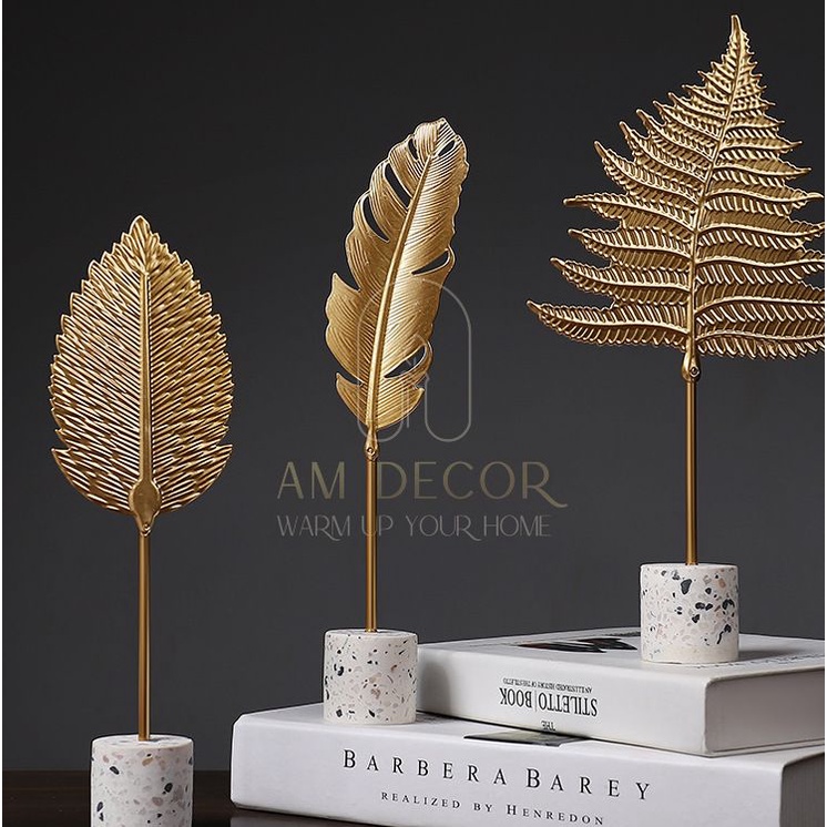 Chiếc lá phong cách Bắc Âu decor trang trí phòng ngủ, phòng khách, quà tặng sang trọng - AM Decor