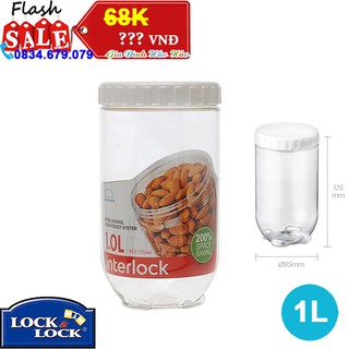 Hộp bảo quản thực phẩm interlock lock&lock - inl301w - 1l