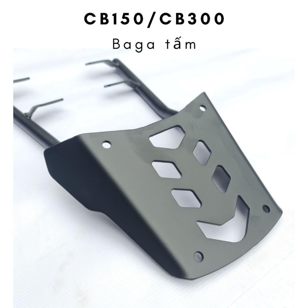 Baga CB150, baga CB300 có vị trí gắn thùng sau. Sơn tĩnh điện màu đen nhám Chính hãng Mbiker