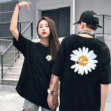 Áo thun Overtee Hoa Cúc DAISY 2 Unisex - Áo thun tay lỡ form rộng