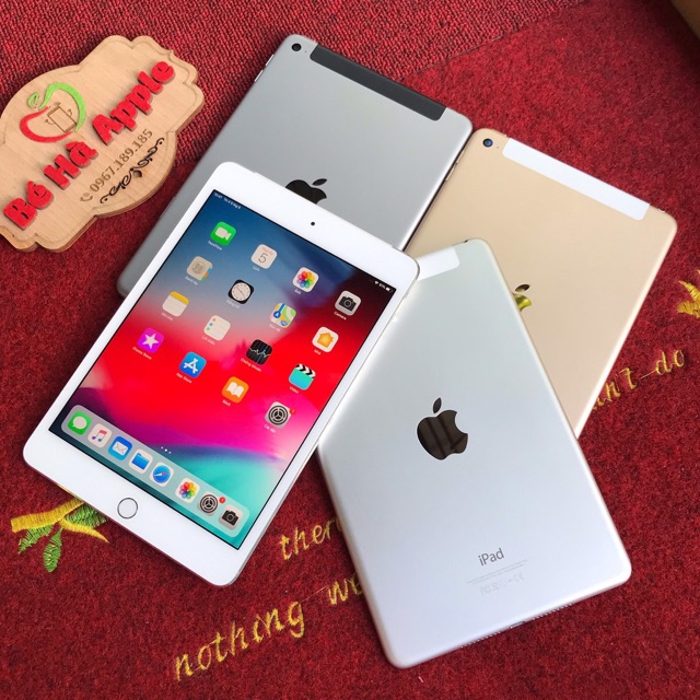 Máy Tính Bảng iPad Mini 4 (4G Wifi) 64Gb/32Gb/16Gb -  Zin Đẹp Như Mới Like New - Ram 2Gb /Chip A8 2X /Màn đẹp Siêu Nhẹ | BigBuy360 - bigbuy360.vn